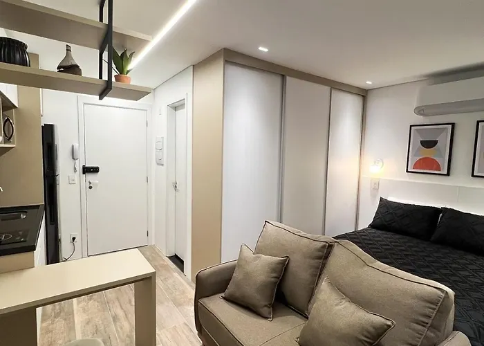 Studio Sofisticado A 230M Do Metro Brooklin - Sp